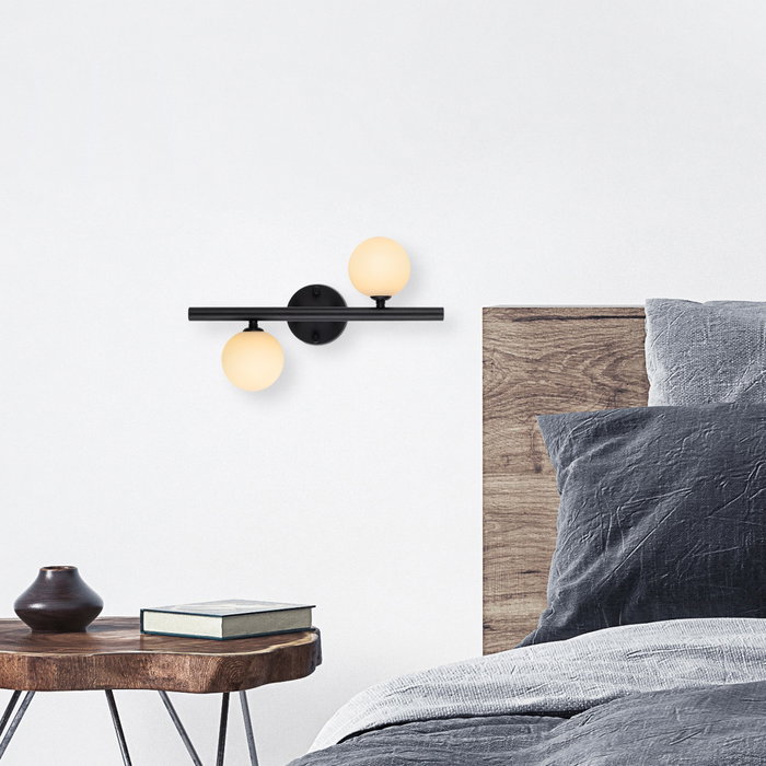 Opviq Domino - 11038 Lámpara de pared Blanco y Negro Opviq Domino - 11038 Lámpara de pared Blanco y Negro